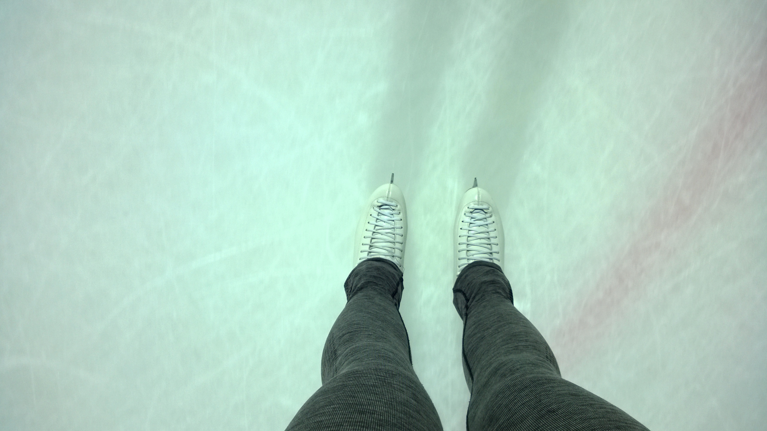 Schlittschuh Draufsicht